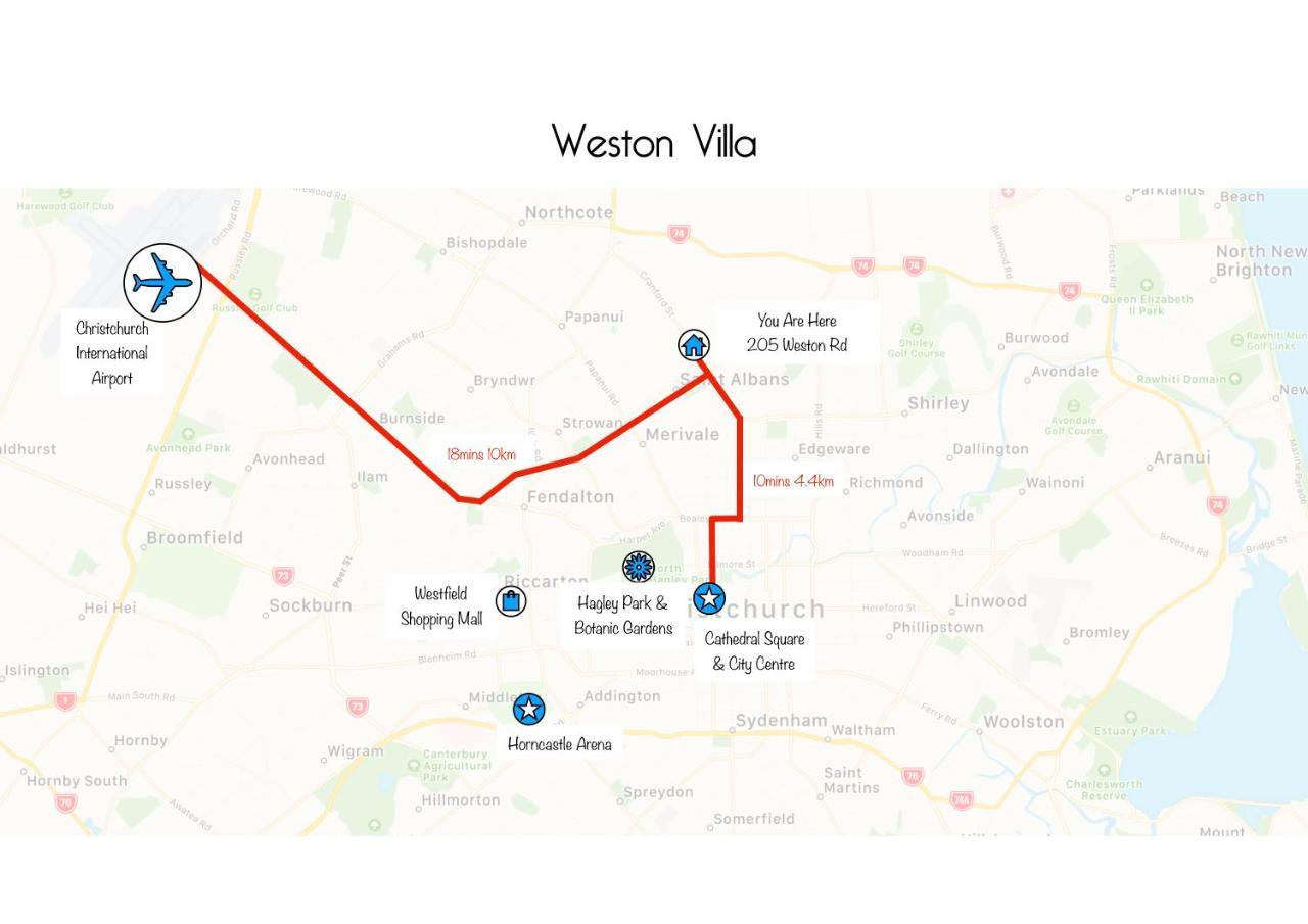Weston Villa - Spacious & Family Friendly - Bookahome Christchurch Kültér fotó